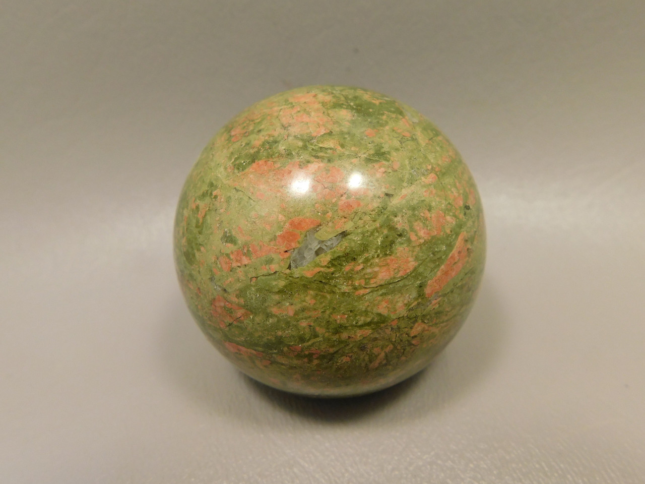 Unakite Sphere 2 inch or 50 mm Pink and Green Stone Ball #O15
