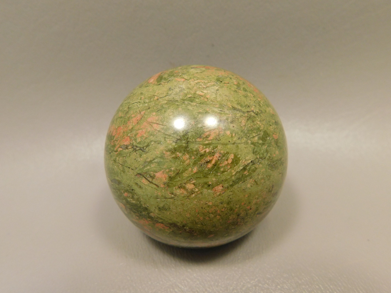 Unakite Sphere 2 inch or 50 mm Pink and Green Stone Ball #O15