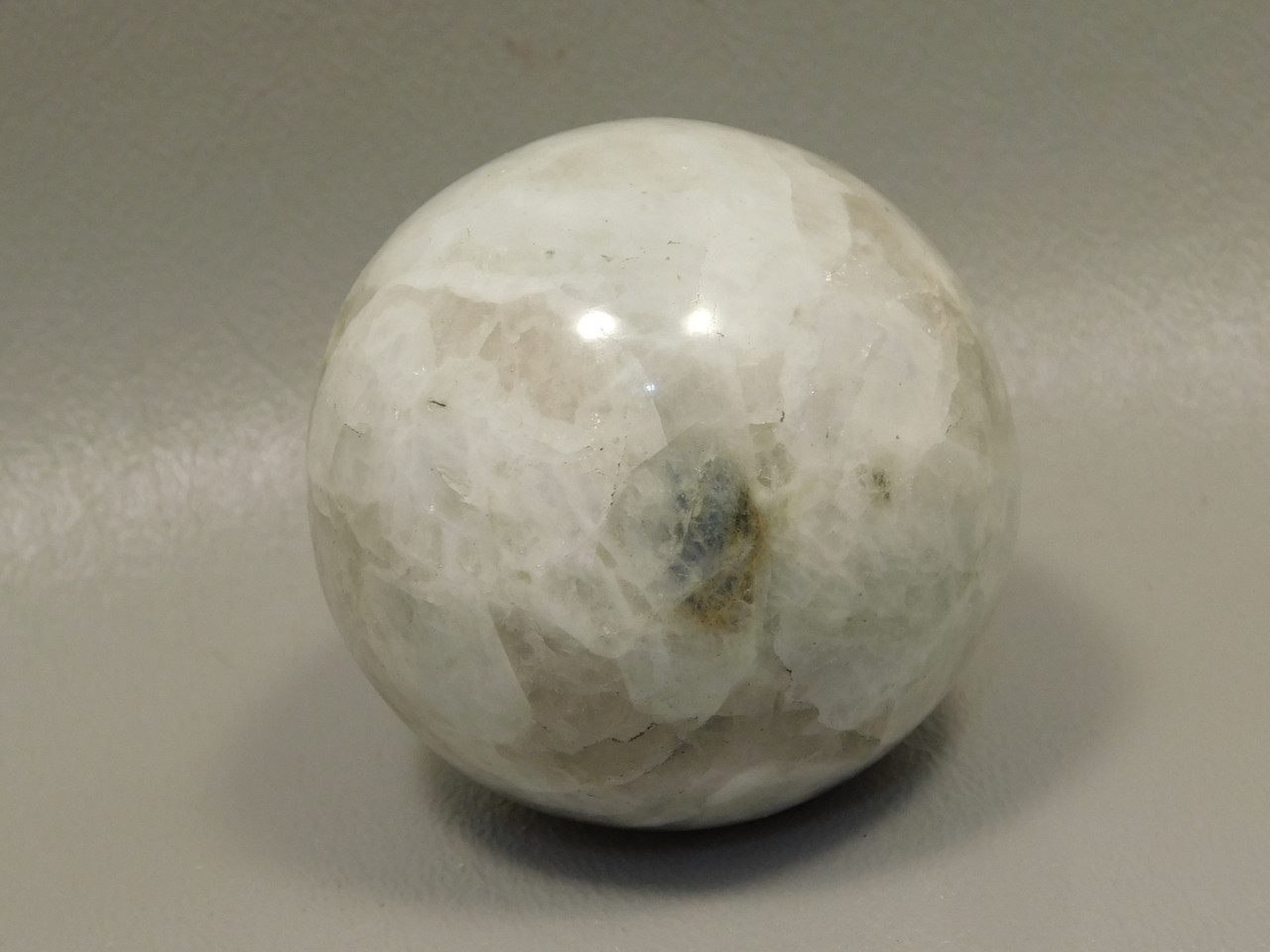 Moonstone Sphere 1.8 inch Polished Rock Rainbow Gemstone India #O13