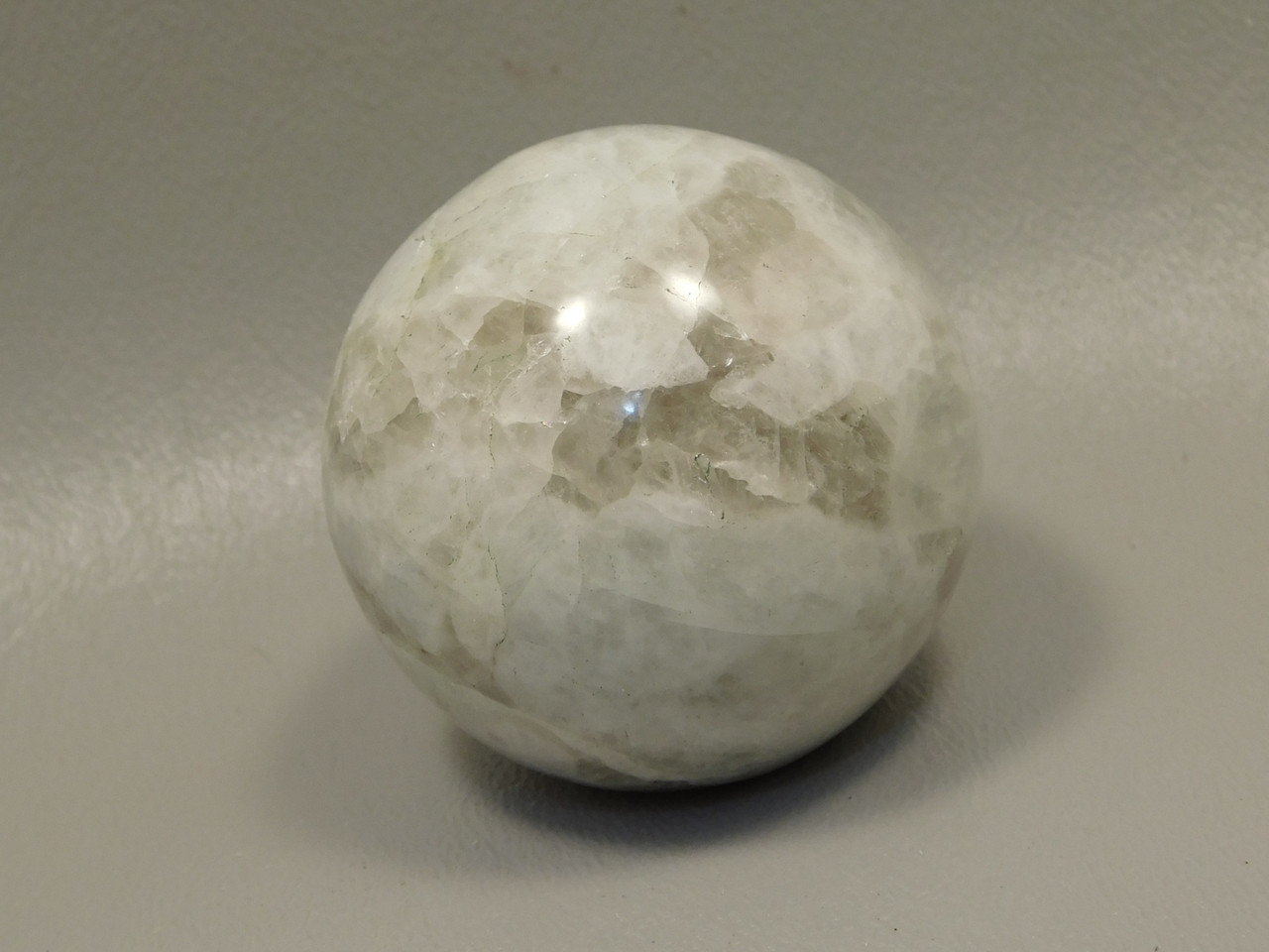 Moonstone Sphere 1.8 inch Polished Rock Rainbow Gemstone India #O13
