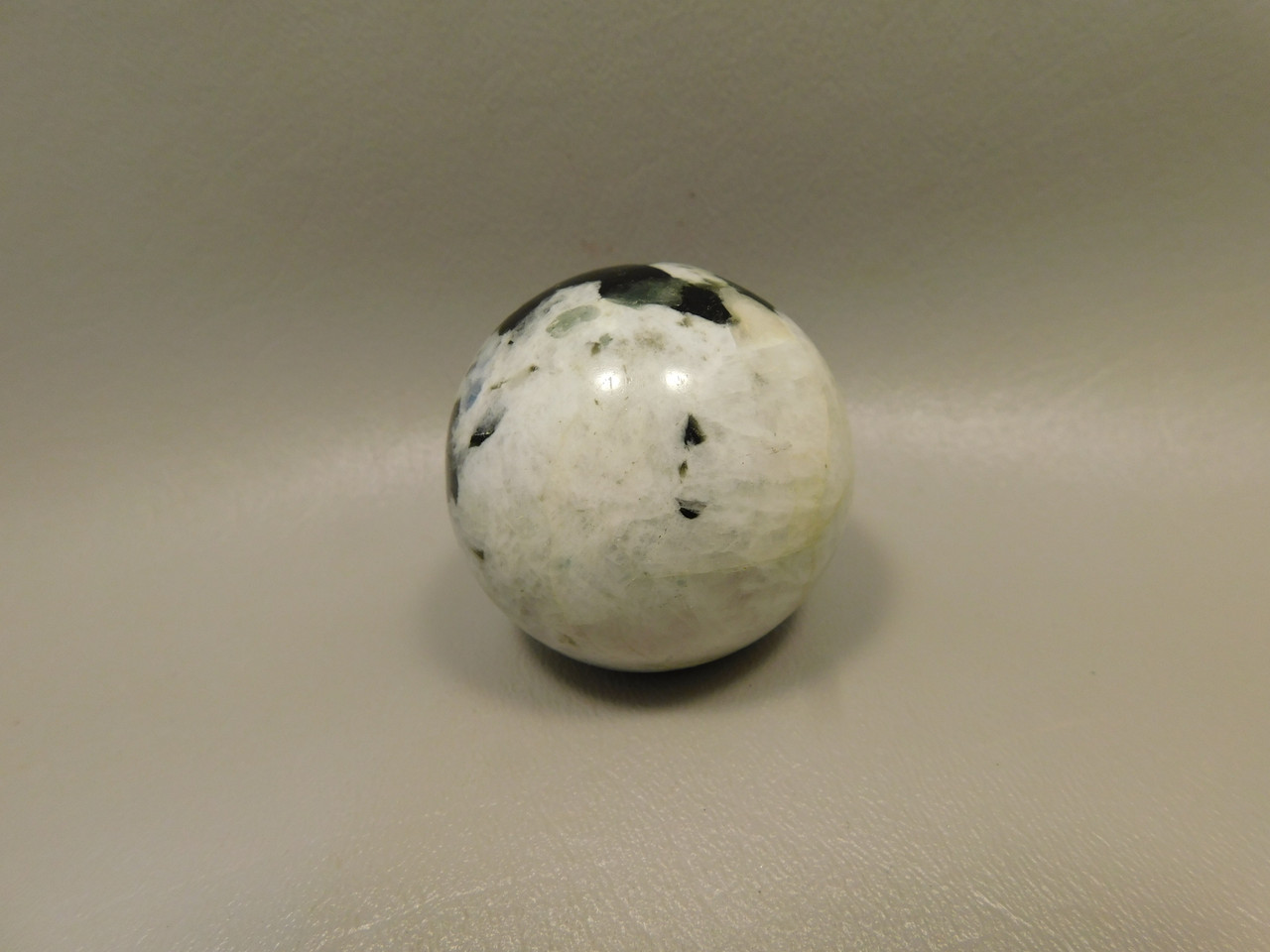 Moonstone Sphere 1.8 inch Polished Rock Rainbow Gemstone India #O14