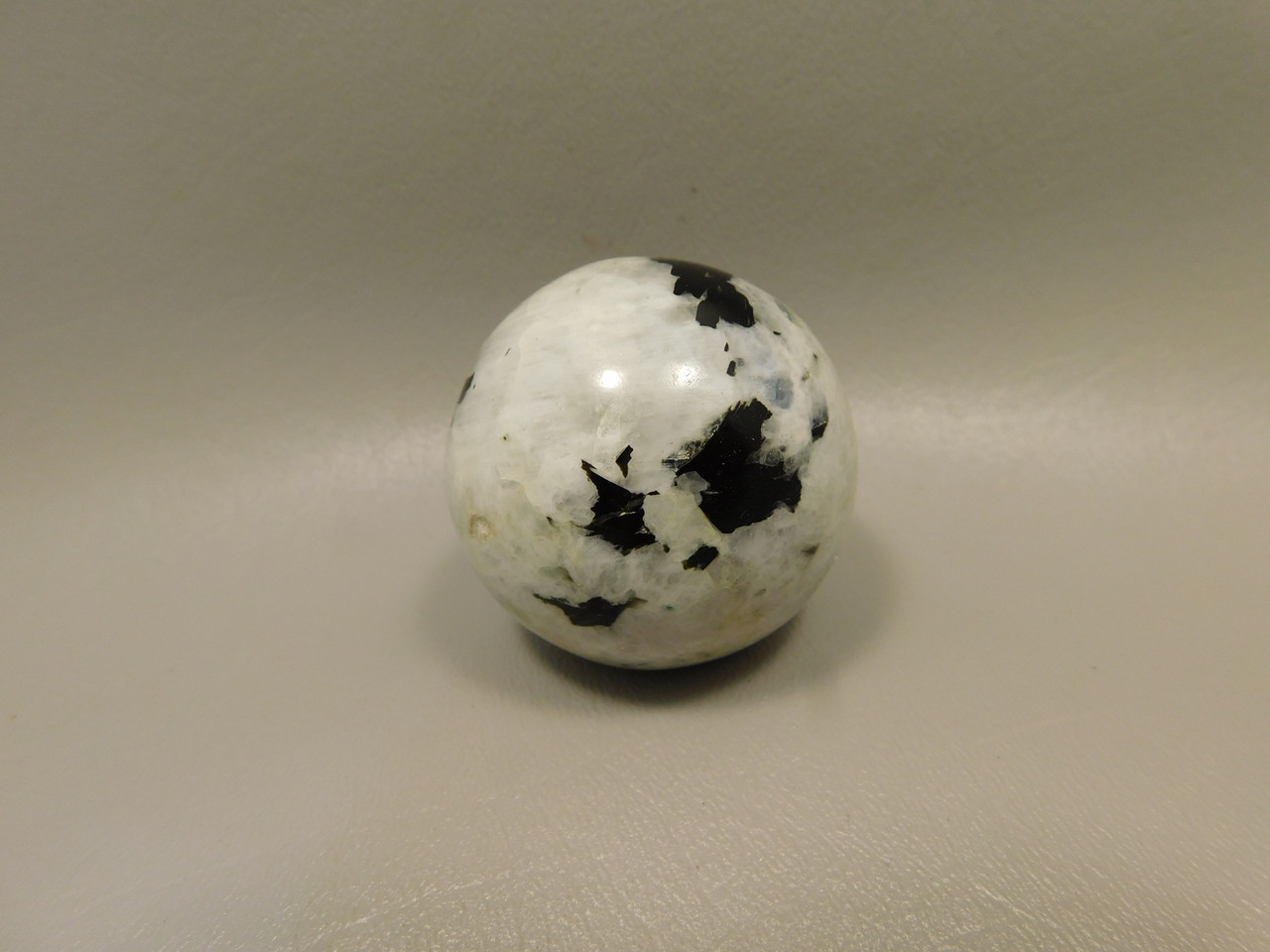 Moonstone Sphere 1.8 inch Polished Rock Rainbow Gemstone India #O14