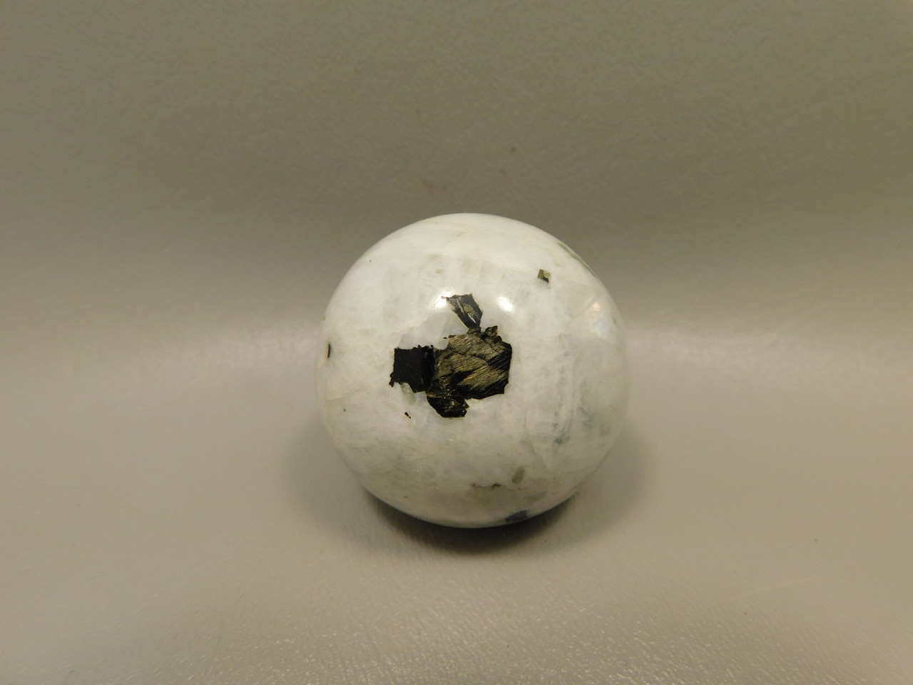 Moonstone Sphere 1.7 inch Polished Rock Rainbow Gemstone India #O15