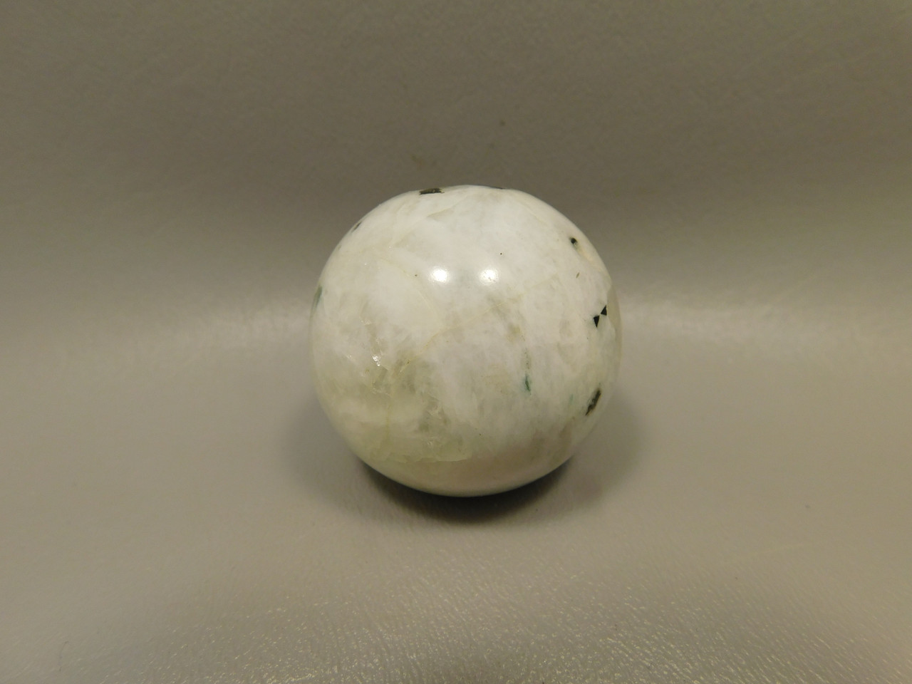 Moonstone Sphere 1.7 inch Polished Rock Rainbow Gemstone India #O15
