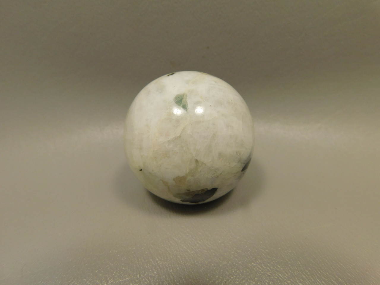 Moonstone Sphere 1.7 inch Polished Rock Rainbow Gemstone India #O15