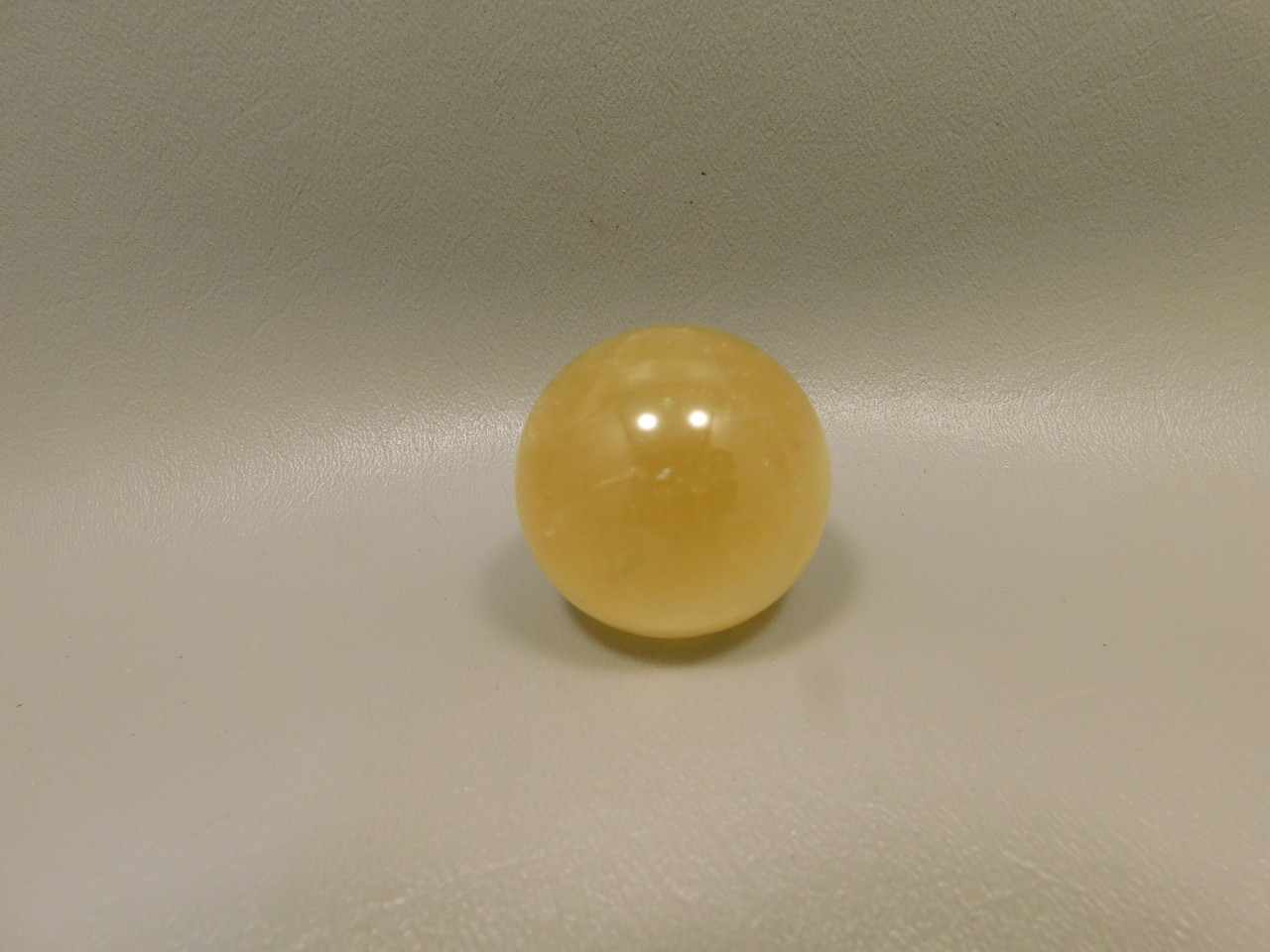 Honey Calcite Stone 1.4 inch Sphere Rock 36 mm Crystal Ball #O4