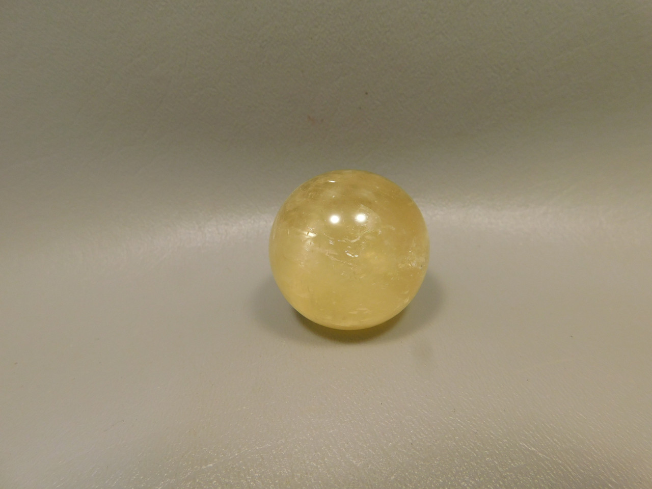 Honey Calcite Stone 1.4 inch Sphere Rock 36 mm Crystal Ball #O4