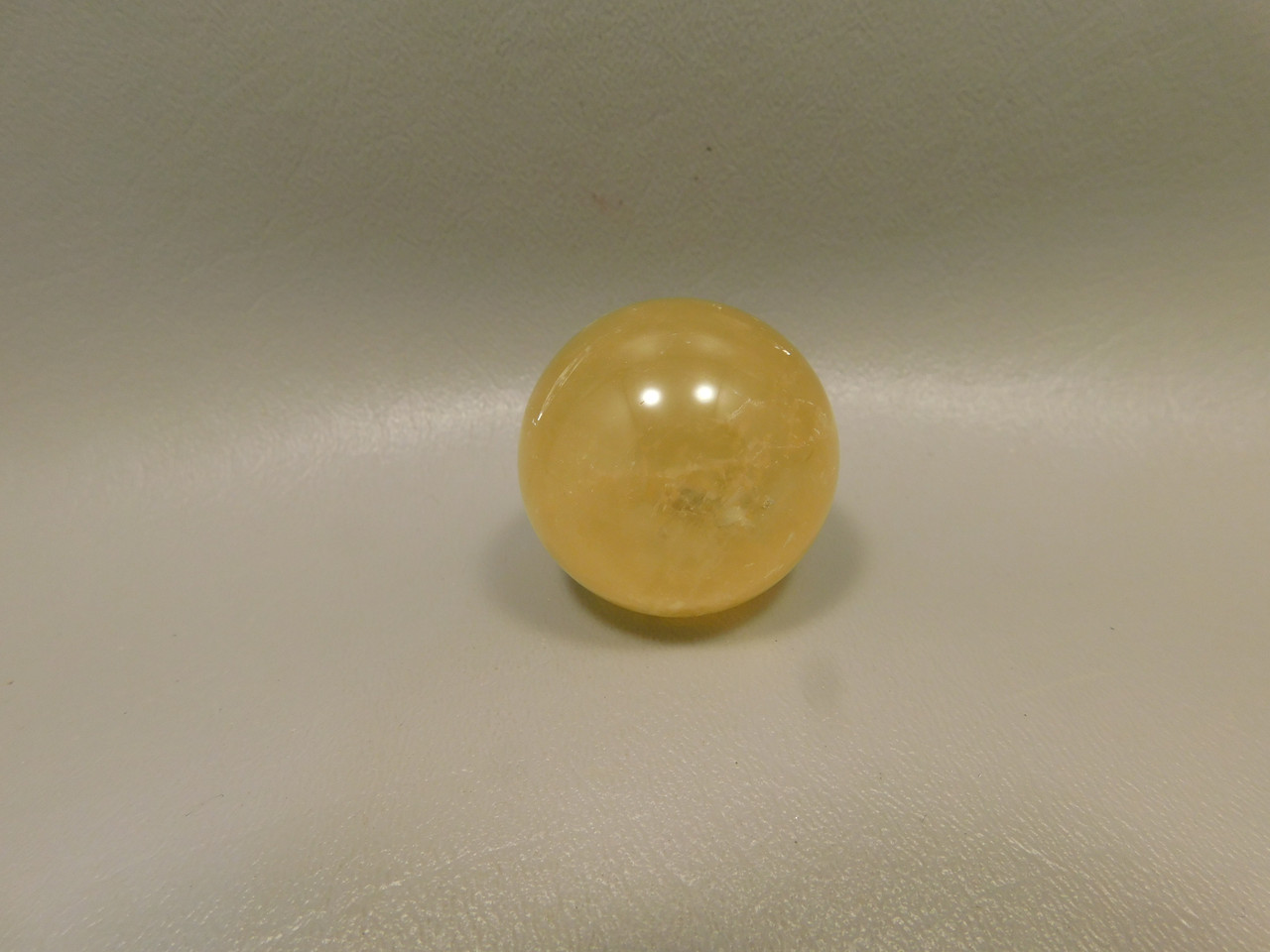 Honey Calcite Stone 1.4 inch Sphere Rock 36 mm Crystal Ball #O4