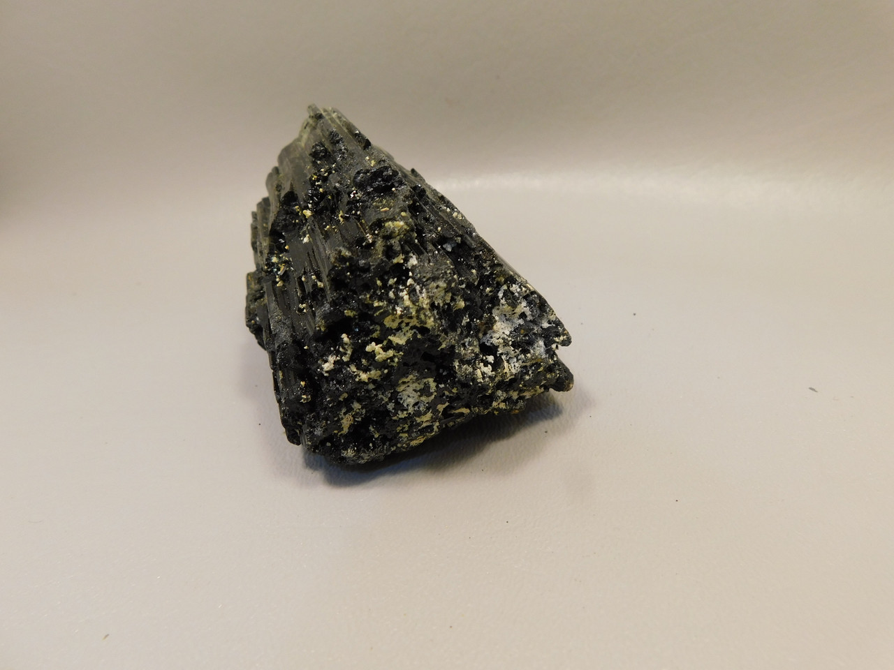 Black Tourmaline Natural 3.7 inch Crystal Schorl Mineral Specimen  #O1