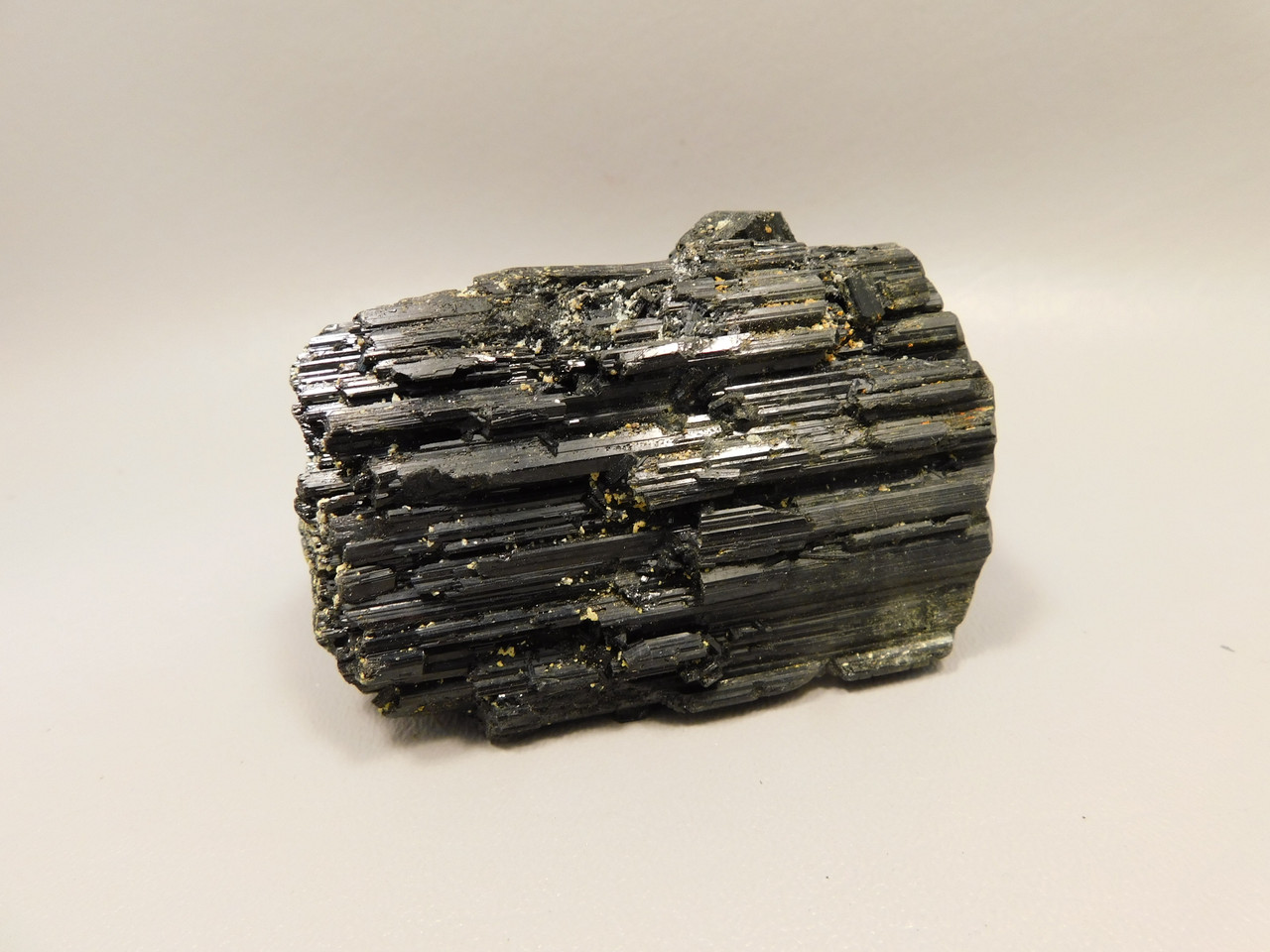 Black Tourmaline Natural 3.7 inch Crystal Schorl Mineral Specimen  #O1
