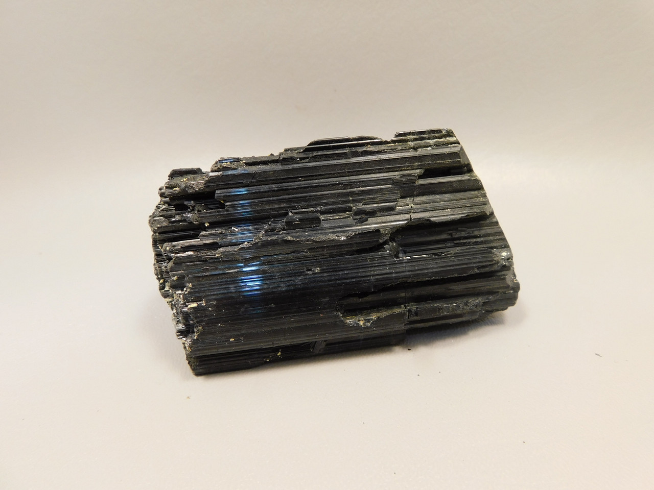 Black Tourmaline Natural 3.7 inch Crystal Schorl Mineral Specimen  #O1