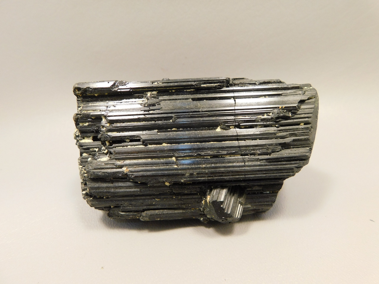 Black Tourmaline Natural 3.7 inch Crystal Schorl Mineral Specimen  #O1