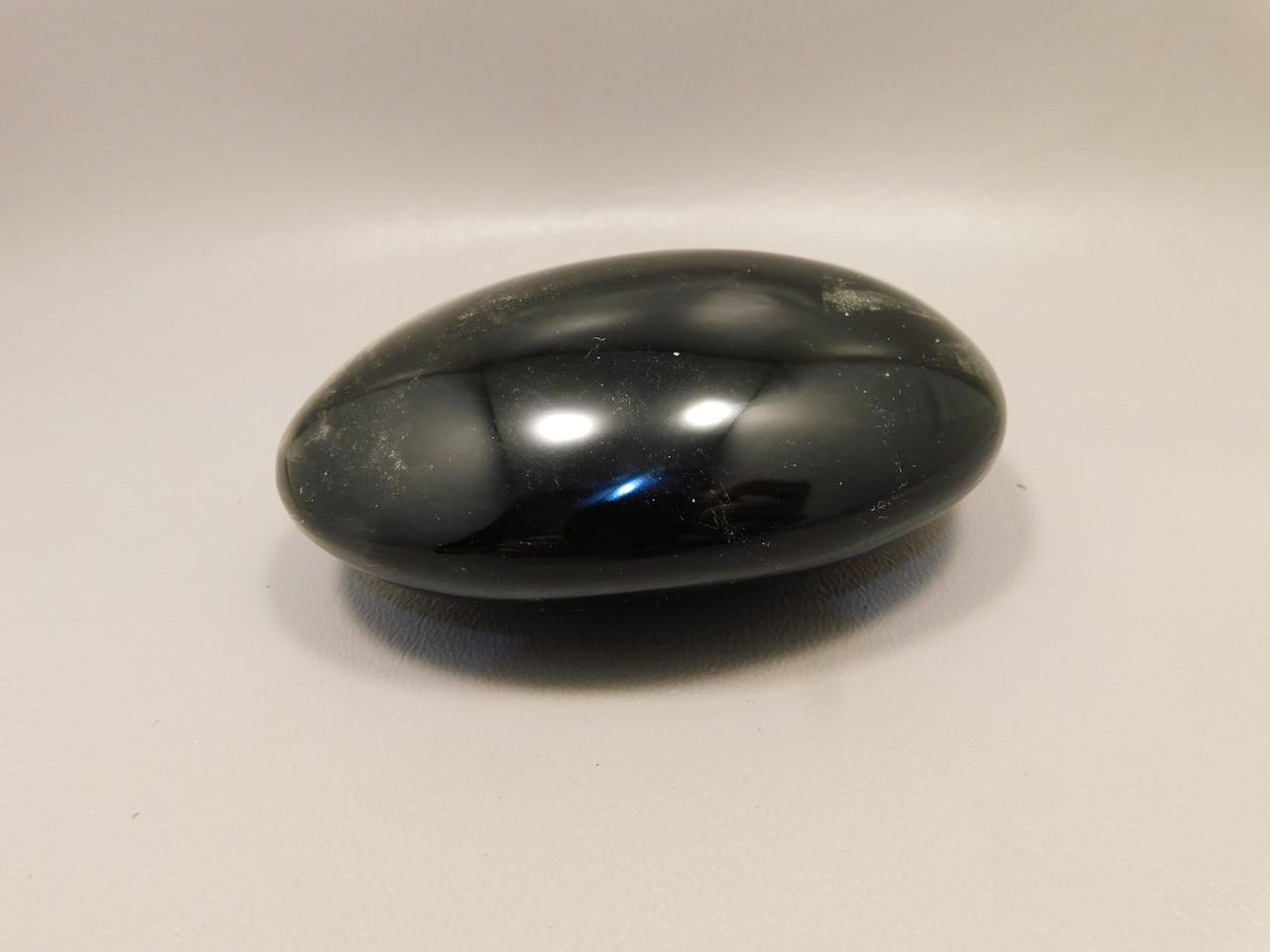 Gold Sheen Obsidian Polished Rock 3.7 inch Massage Palm Stone #0g3