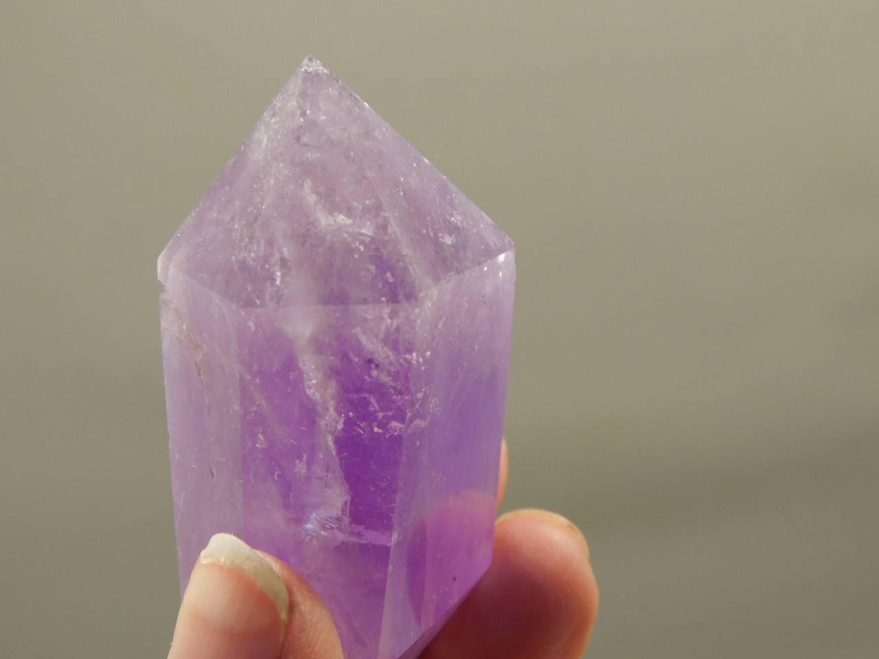 Amethyst Double Terminated Crystal 2.4 inch Purple Gemstone #O6