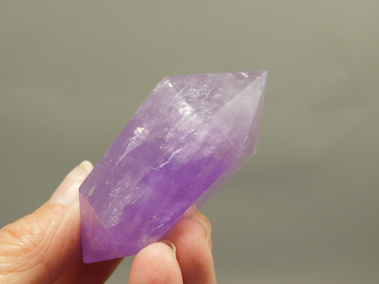 Amethyst Double Terminated Crystal 2.4 inch Purple Gemstone #O6