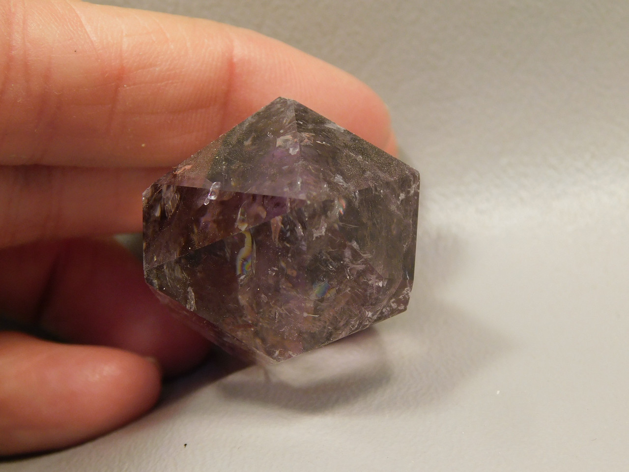 Amethyst Double Terminated Crystal 2.4 inch Purple Gemstone #O13