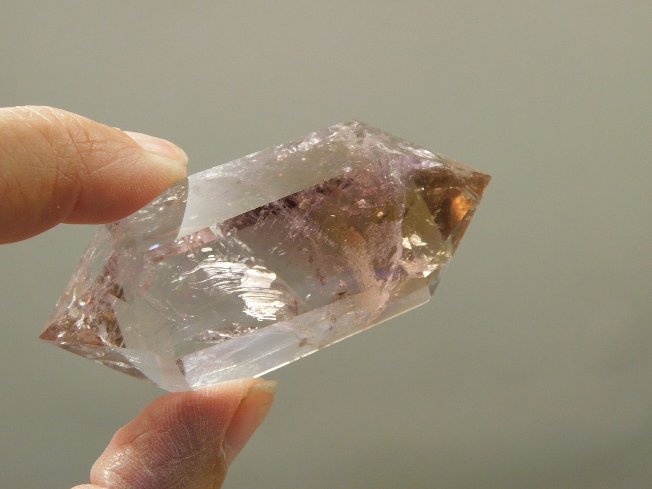 Amethyst Double Terminated Crystal 2.4 inch Purple Gemstone #O13