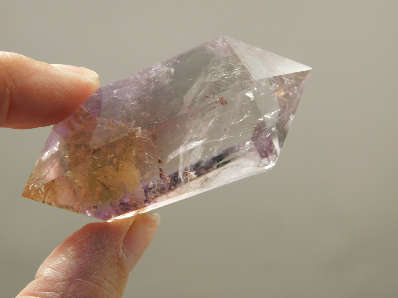 Amethyst Double Terminated Crystal 2.4 inch Purple Gemstone #O13