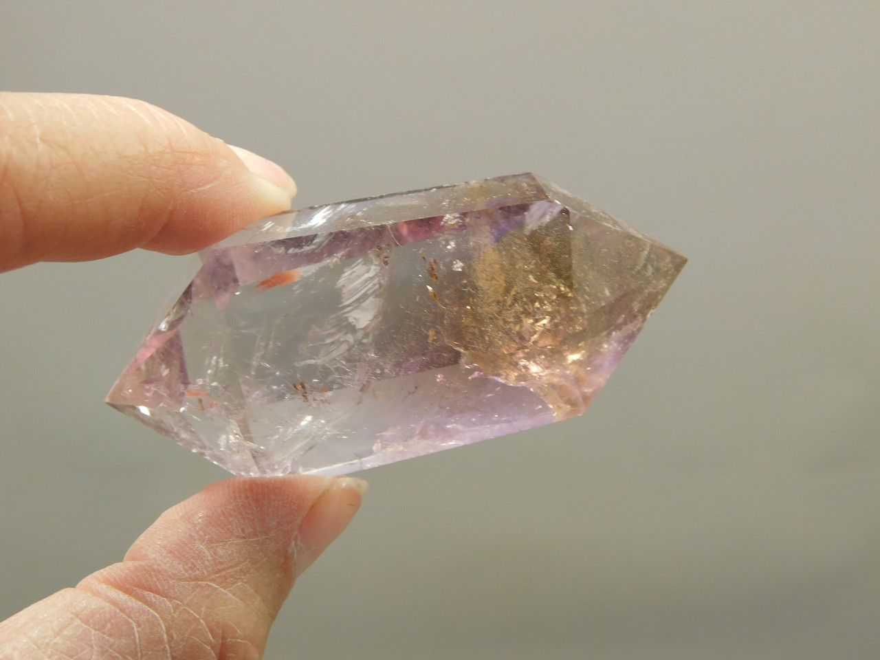 Amethyst Double Terminated Crystal 2.4 inch Purple Gemstone #O13