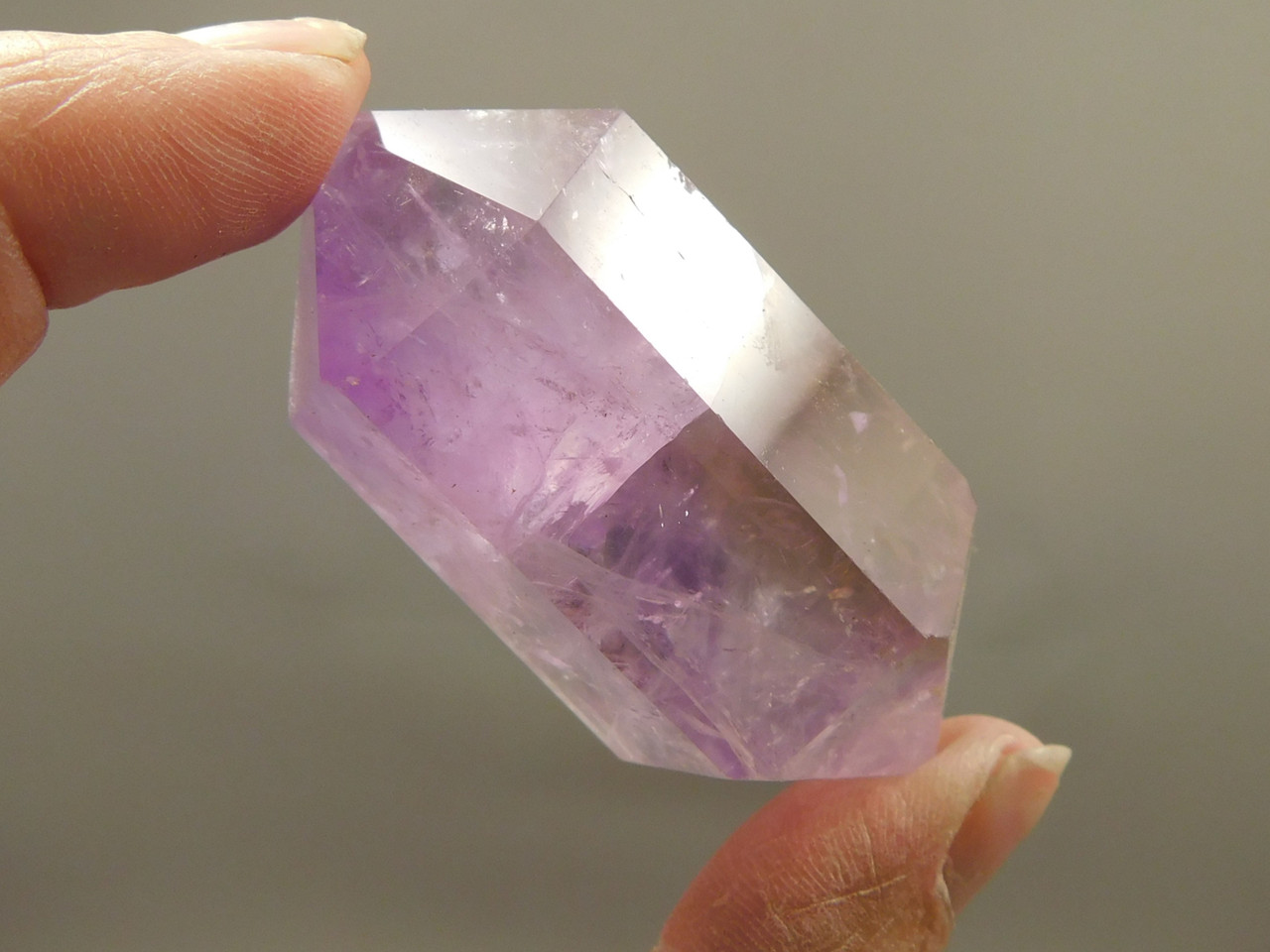 Amethyst Double Terminated Crystal 2.2 inch Purple Gemstone #O14