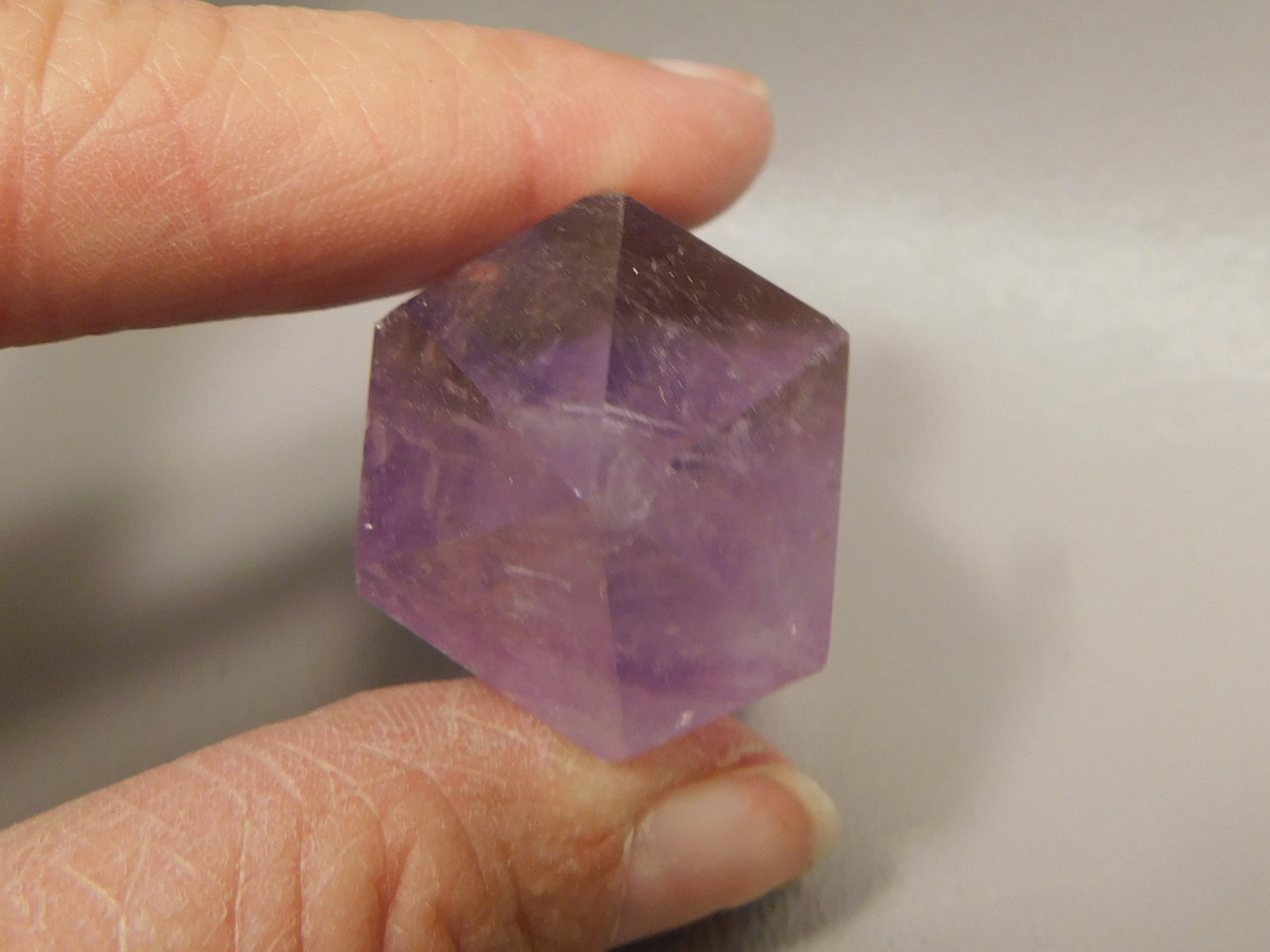 Amethyst Double Terminated Crystal 2.2 inch Purple Gemstone #O14