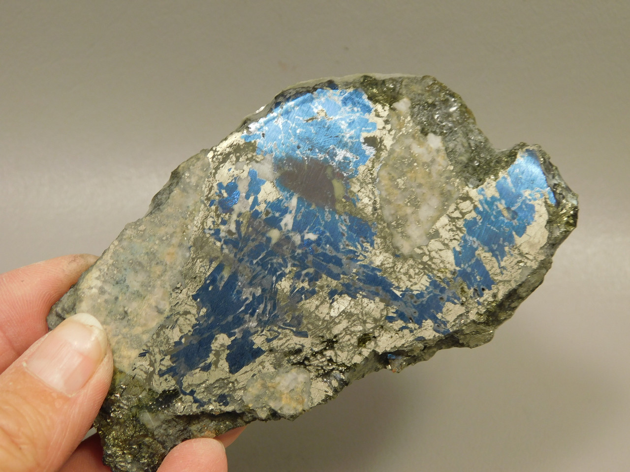 Covellite Unpolished Stone Slab Butte Montana Rough Rock #O1