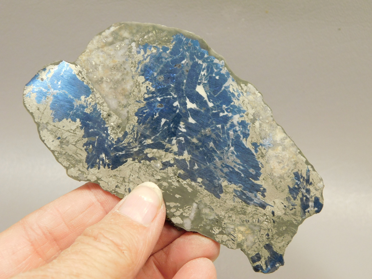 Covellite Unpolished Stone Slab Butte Montana Rough Rock #O1