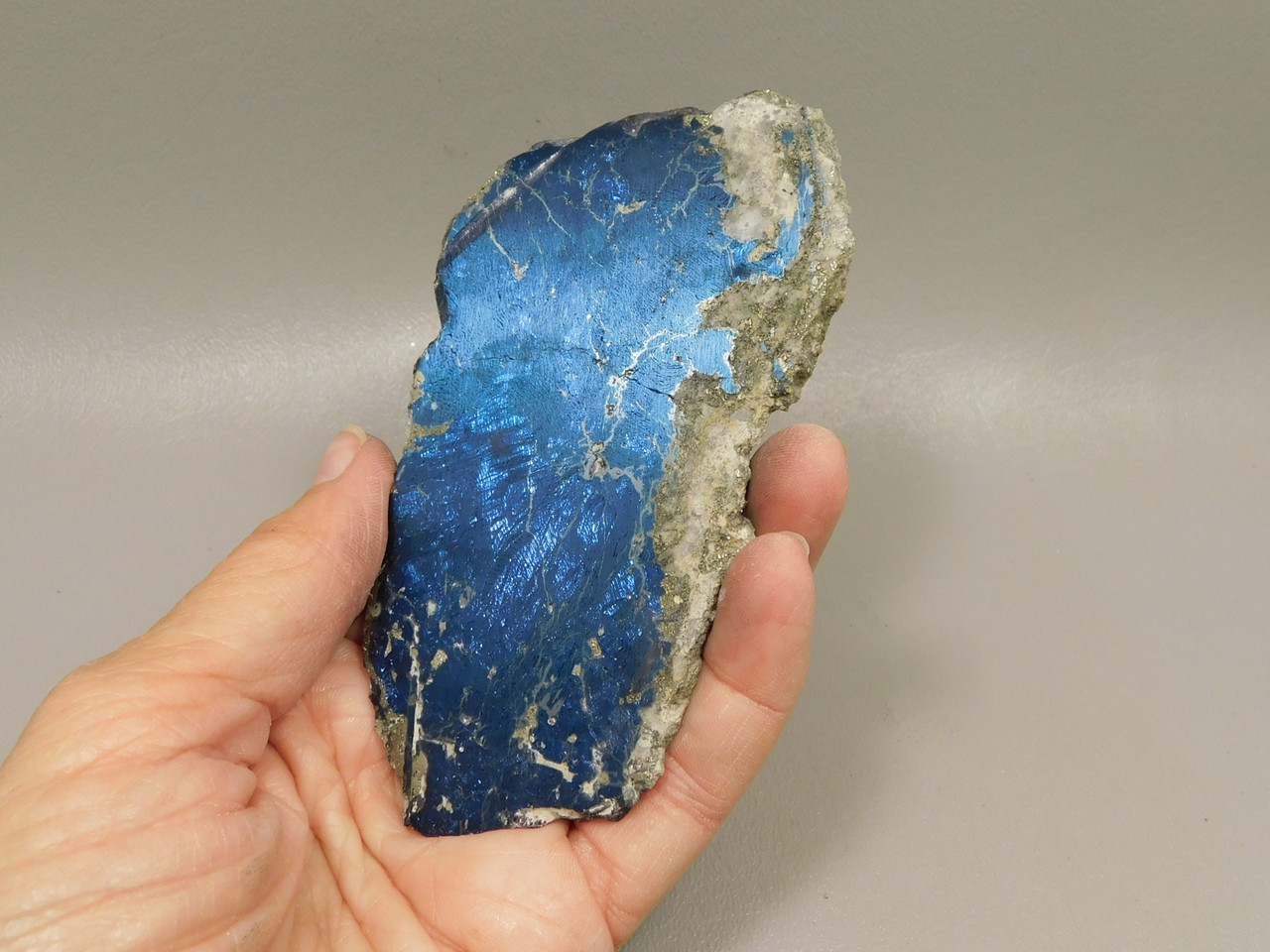 Covellite Unpolished Stone Slab Butte Montana Rough Rock #O2