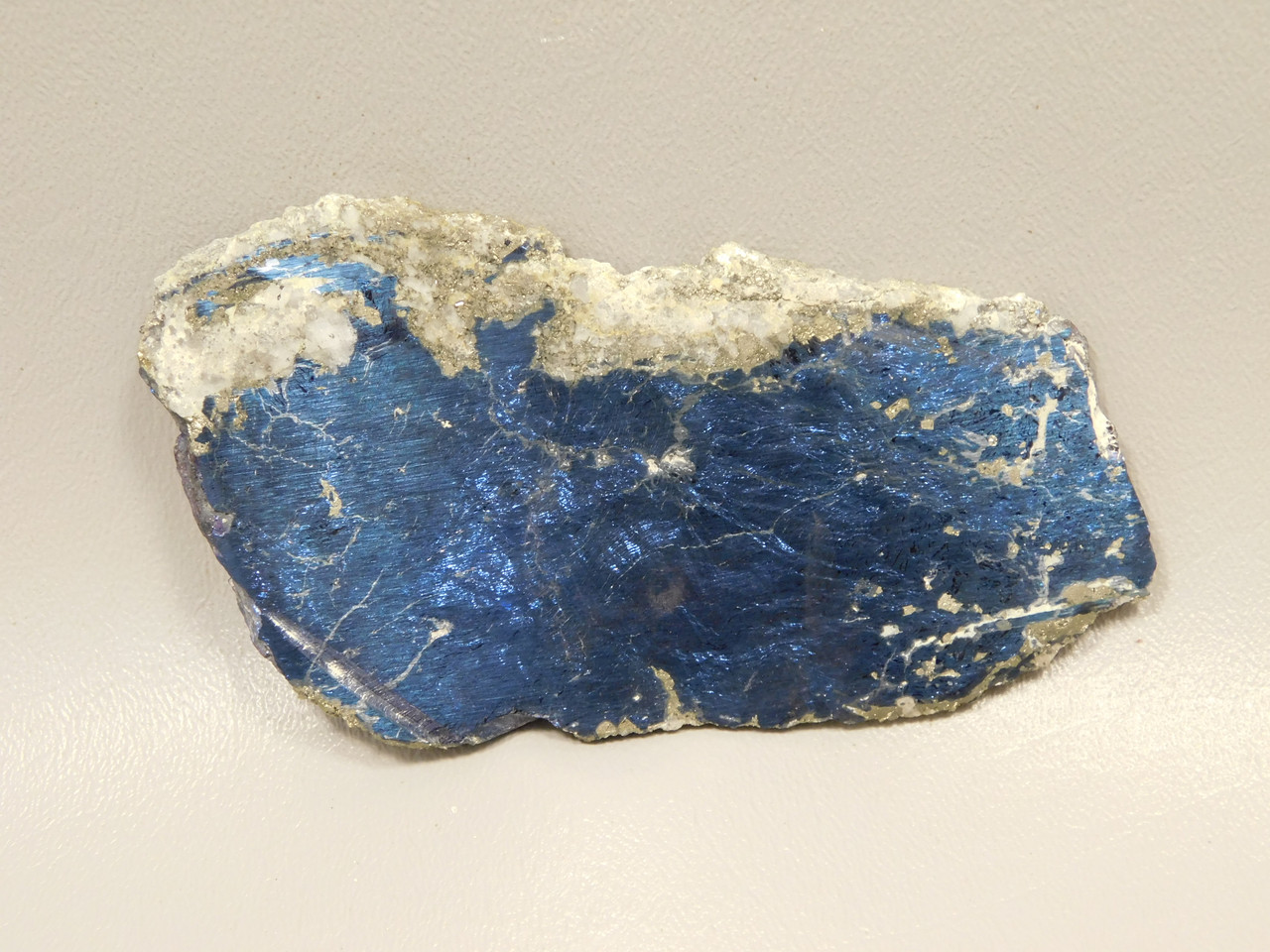 Covellite Unpolished Stone Slab Butte Montana Rough Rock #O2