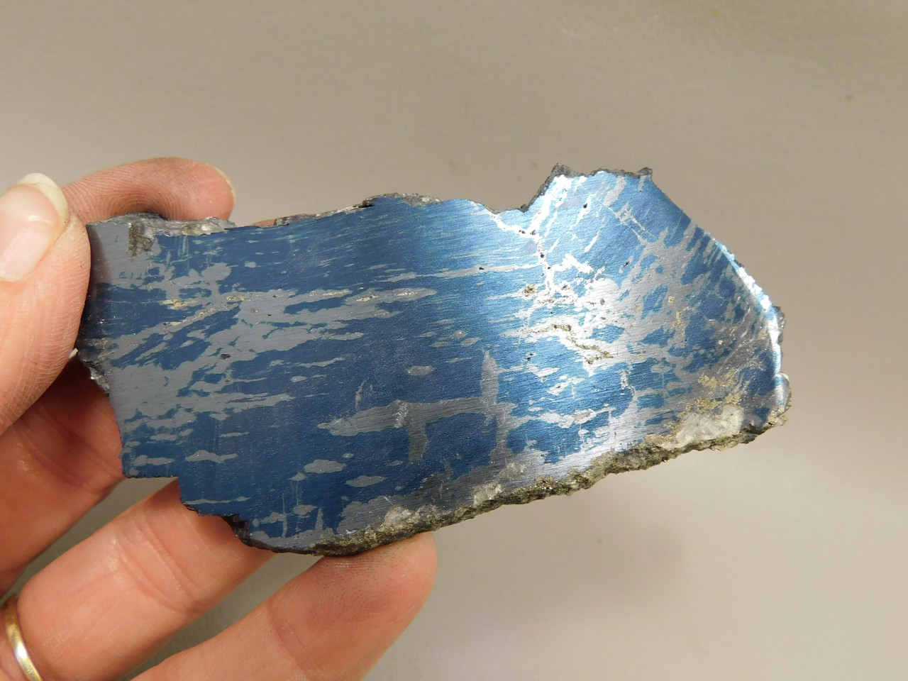 Covellite Unpolished Stone Slab Butte Montana Rough Rock #O3