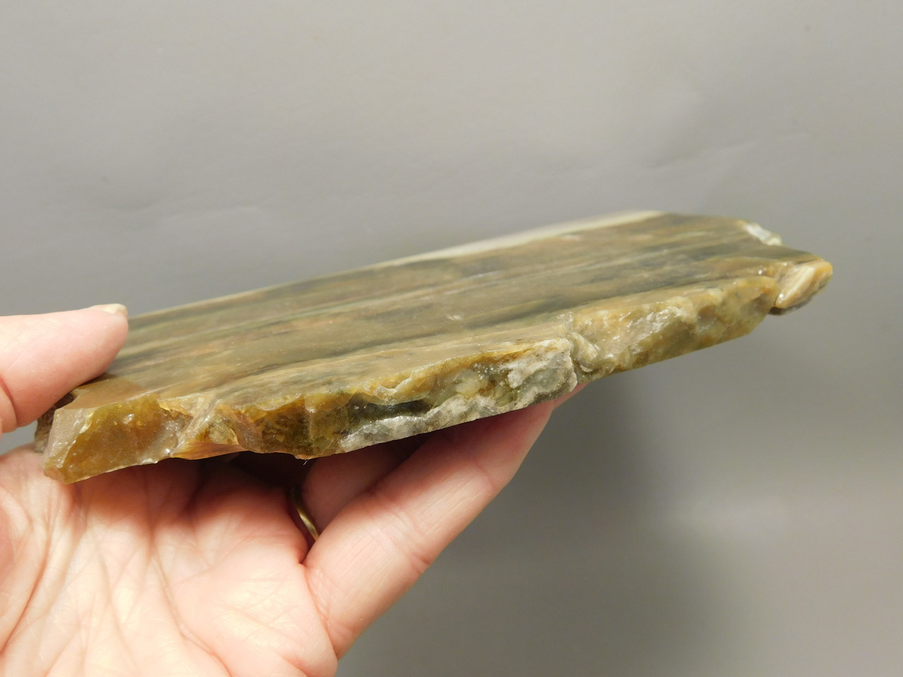 Arizona Pietersite Polished Stone Slab Chatoyant Tiger Eye #O4