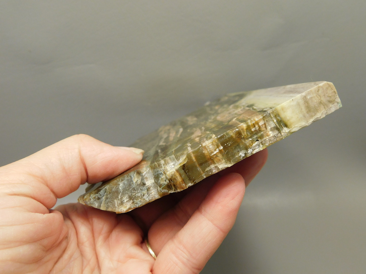 Arizona Pietersite Polished Stone Slab Chatoyant Tiger Eye #O4