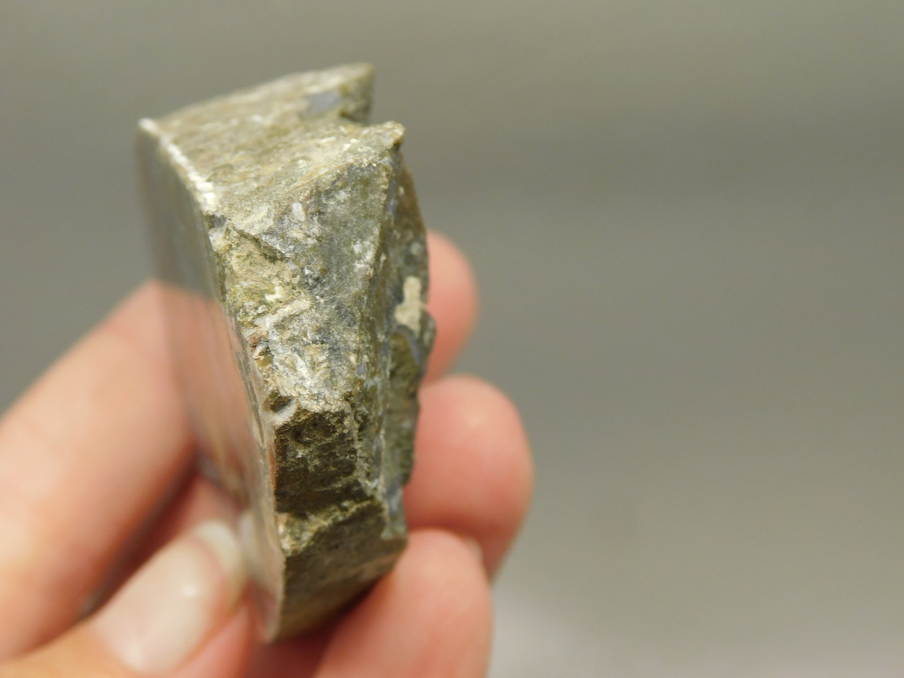 Owls Hole Agate Polished Rock Collector RARE Red Plume #O6