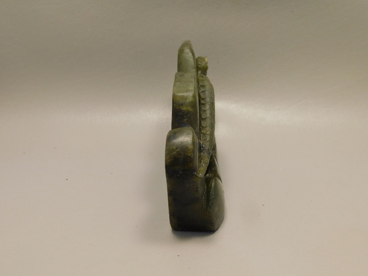 Dinosaur Carving Labradorite 5.26 inch Carved Tyrannosaurus Rex #O51