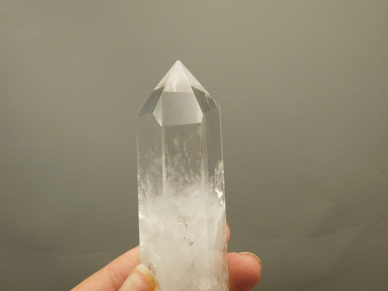 Clear Quartz Double Terminated Crystal 6.75 inch Wand #O1
