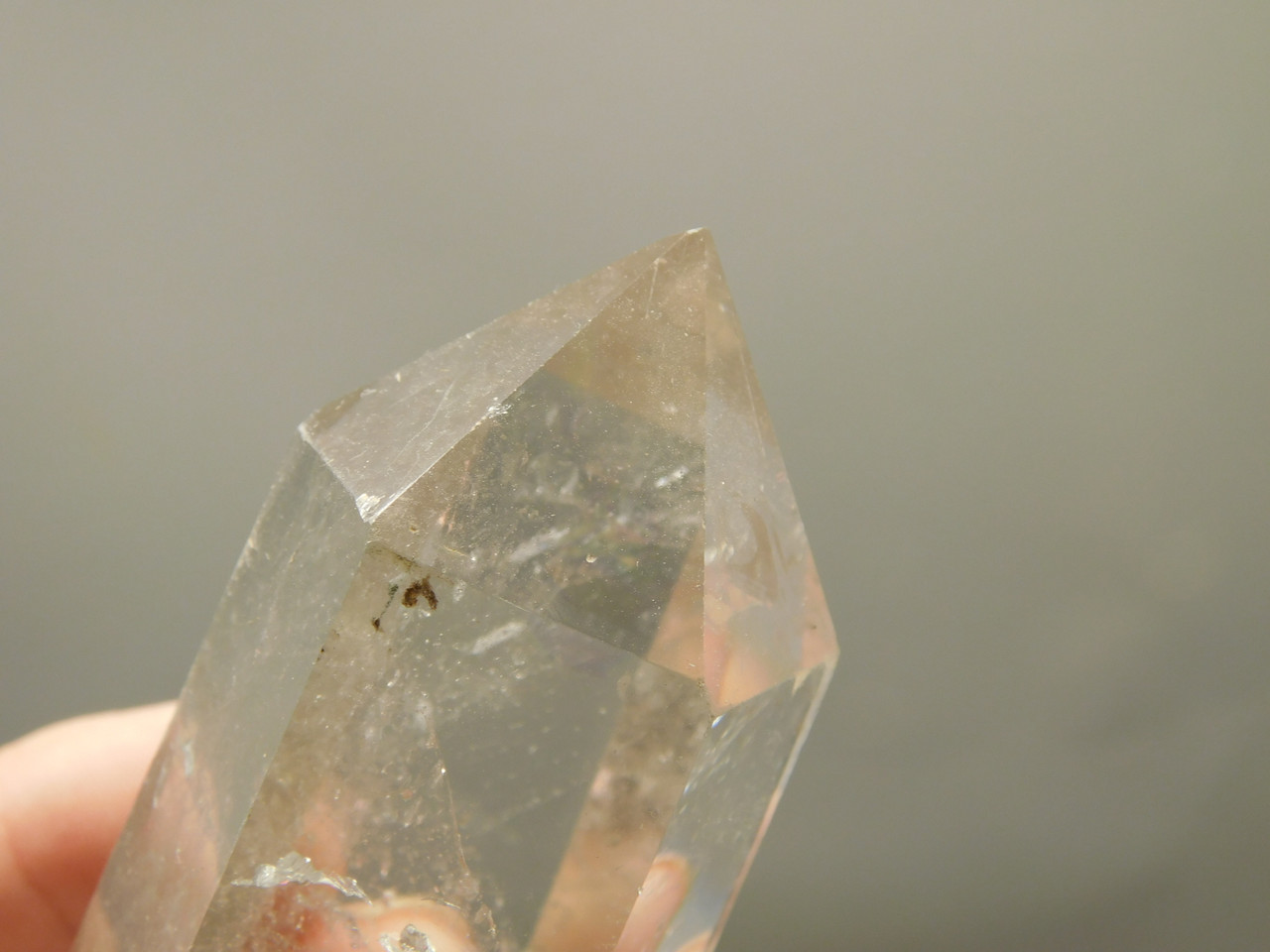 Clear Quartz Double Terminated Crystal 5.3 inch Wand #O2