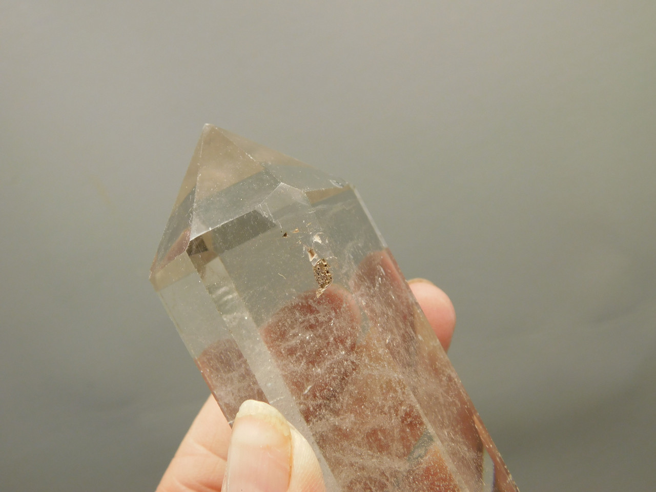 Clear Quartz Double Terminated Crystal 5.3 inch Wand #O2