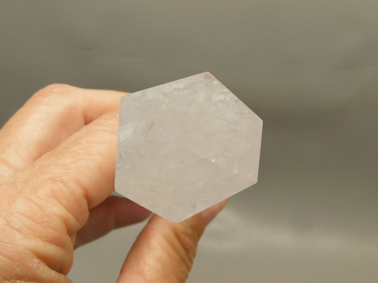 Clear Quartz Double Terminated Crystal 5.45 inch Wand #O3