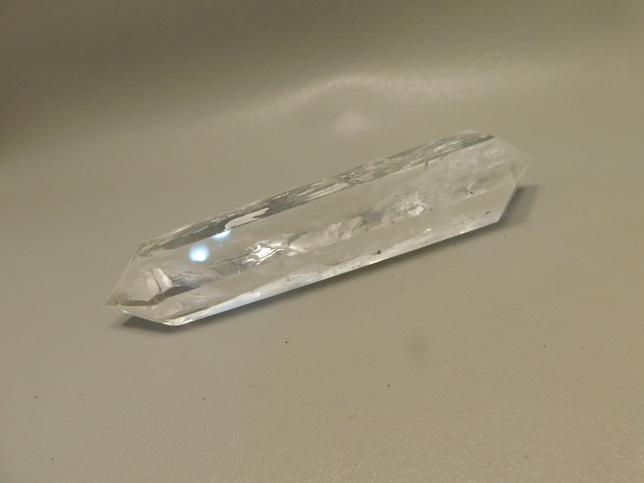 Clear Quartz Double Terminated Crystal 5.45 inch Wand #O3