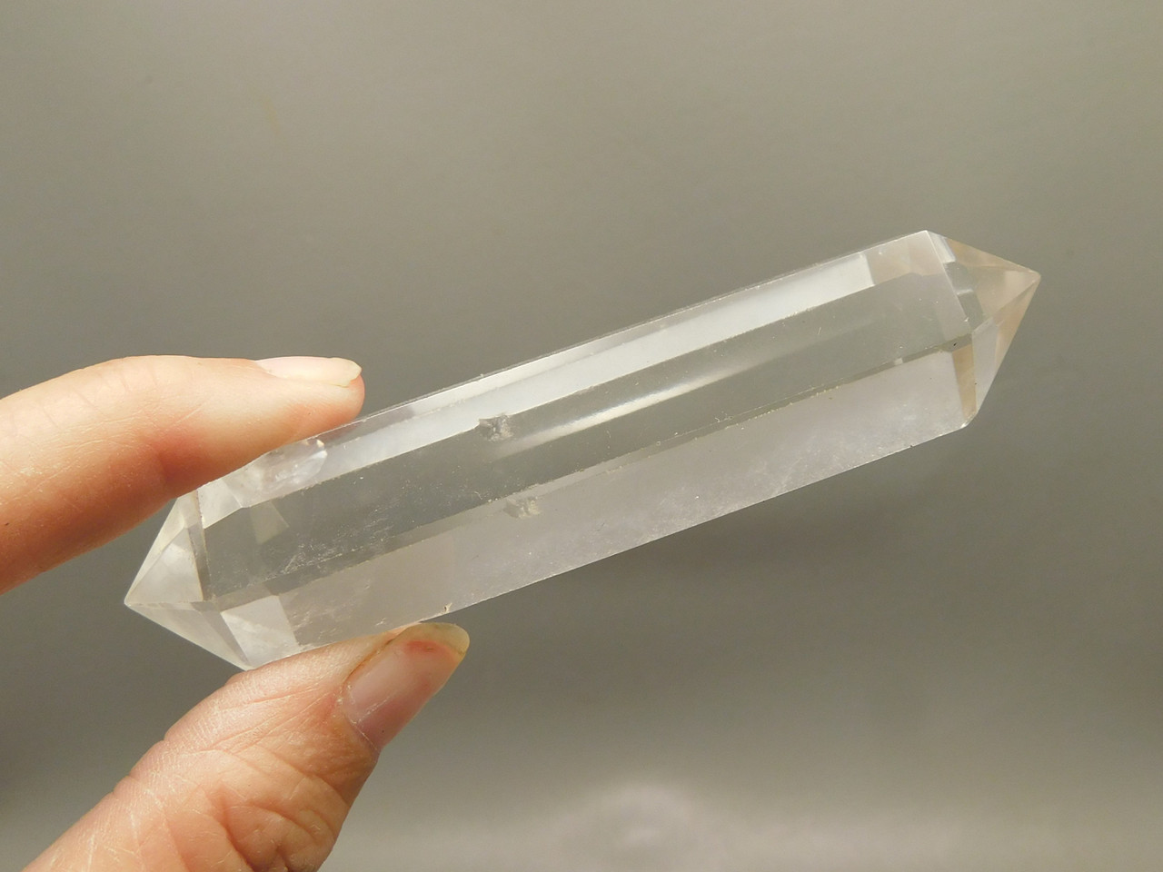 Clear Quartz Double Terminated Crystal 4 inch Wand #O5