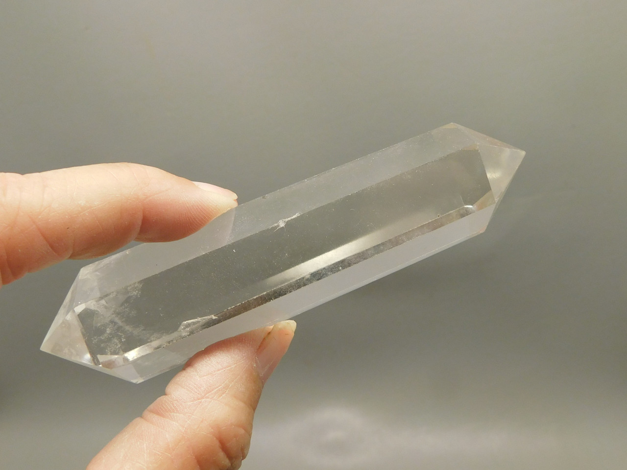Clear Quartz Double Terminated Crystal 4 inch Wand #O5