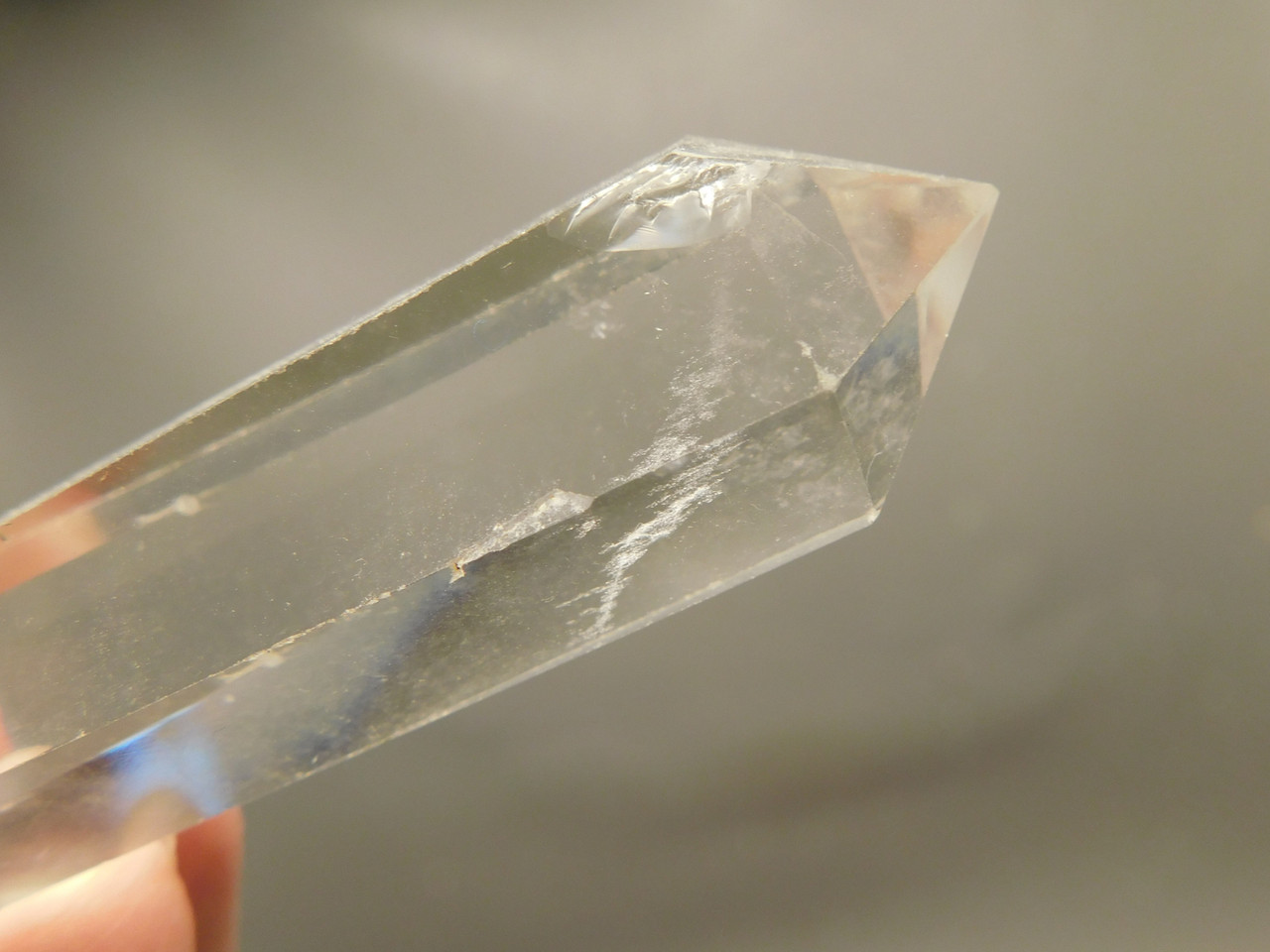 Clear Quartz Double Terminated Crystal 4 inch Wand #O5