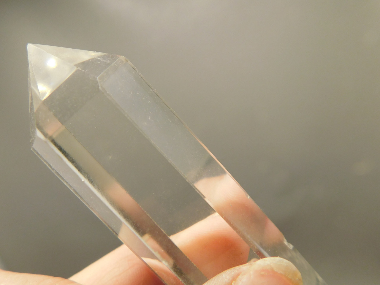 Clear Quartz Double Terminated Crystal 4 inch Wand #O5