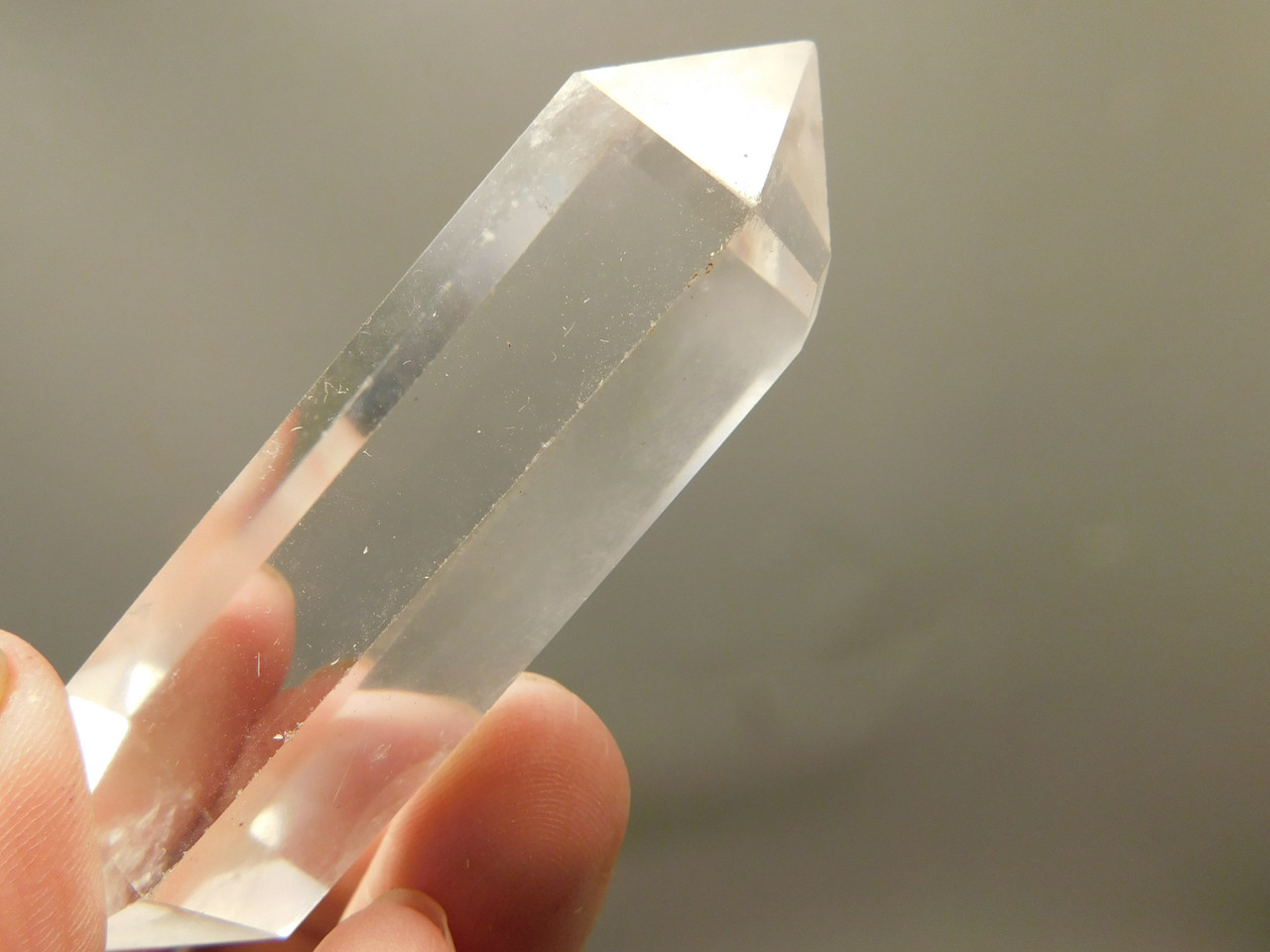 Clear Quartz Double Terminated Crystal 3 inch Wand #O6