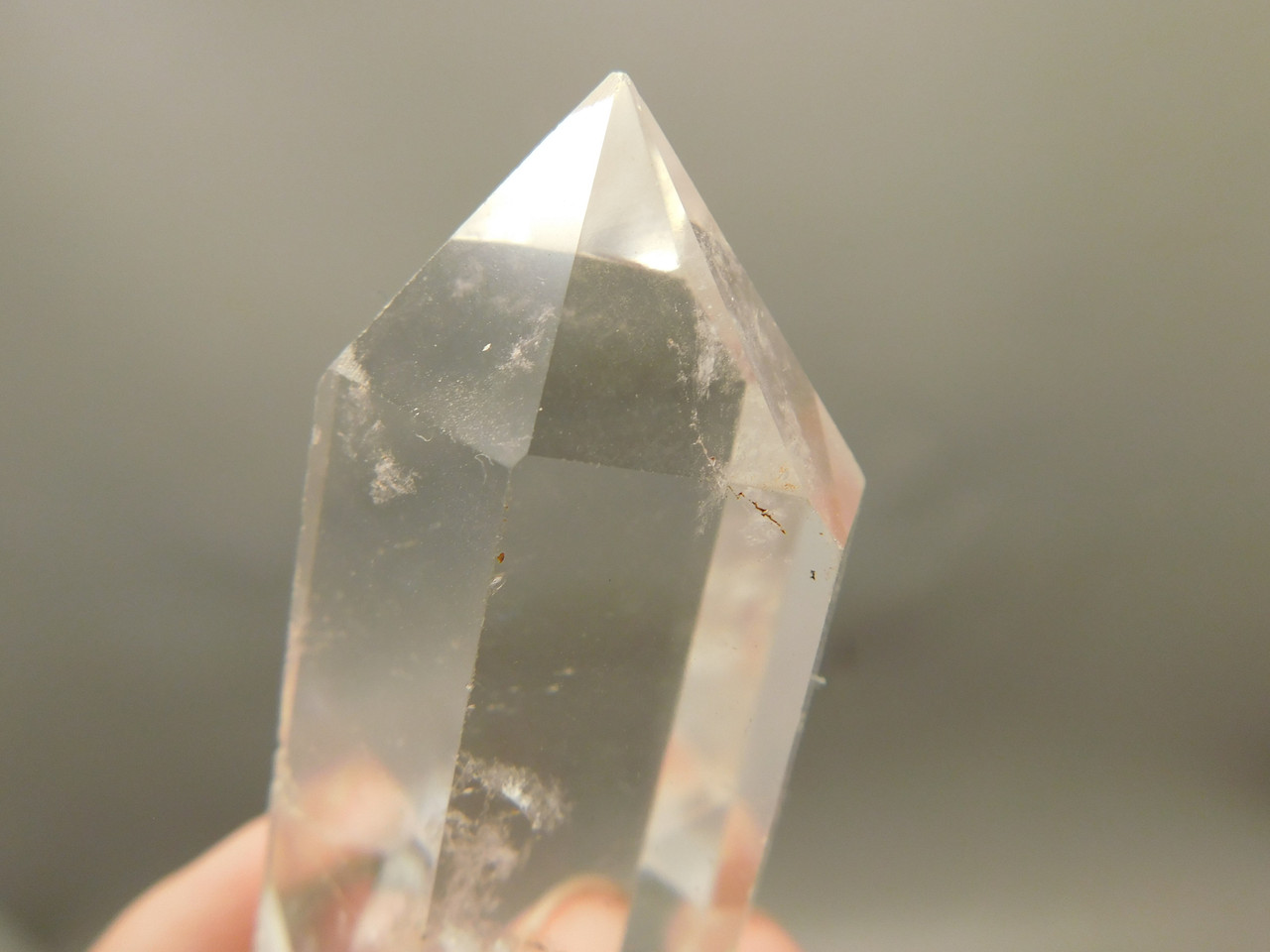 Clear Quartz Double Terminated Crystal 3 inch Wand #O7