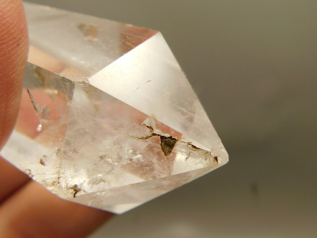 Clear Quartz Double Terminated Crystal 3.1 inch Wand #O8