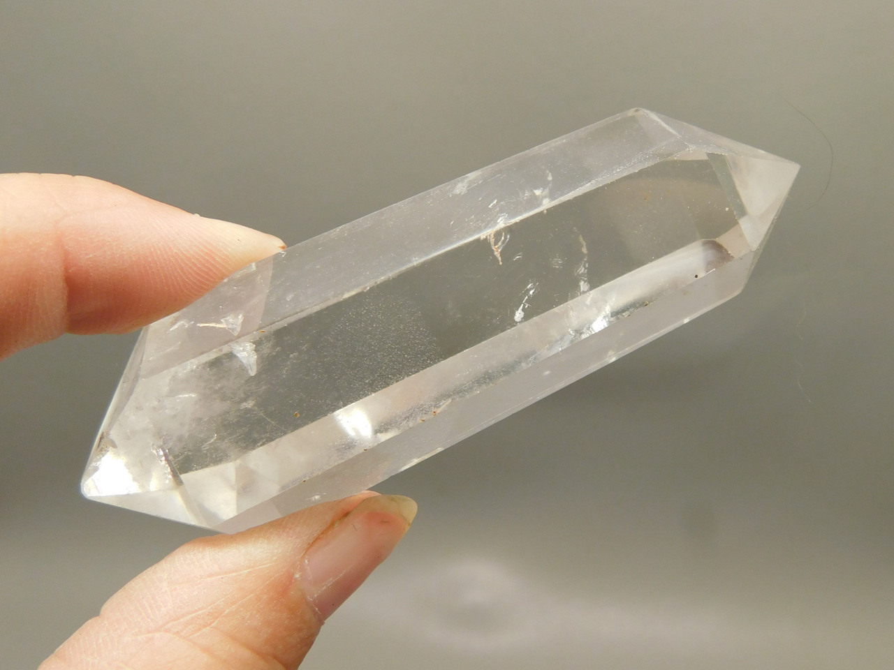 Clear Quartz Double Terminated Crystal 3.1 inch Wand #O8