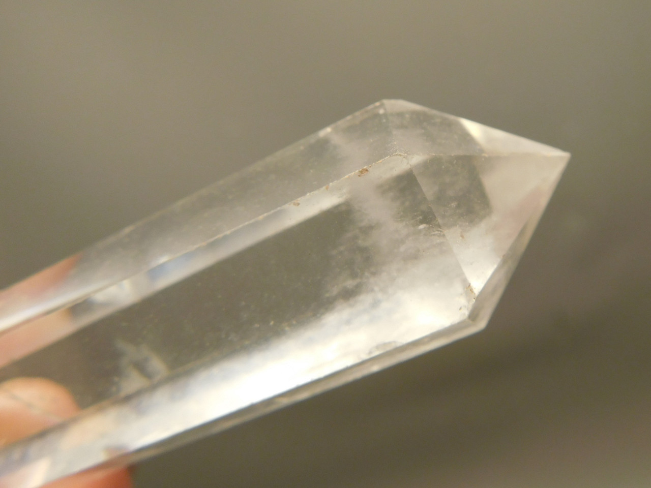 Clear Quartz Double Terminated Crystal 3.4 inch Wand #O9