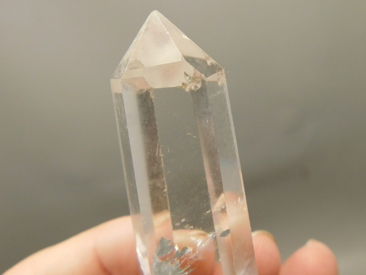 Clear Quartz Double Terminated Crystal 3.4 inch Wand #O9