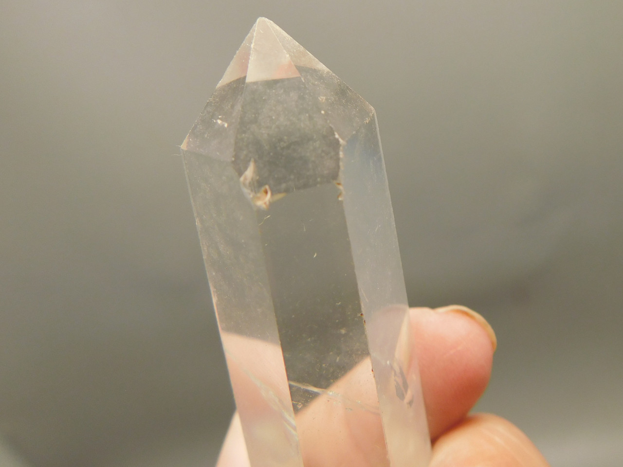 Clear Quartz Double Terminated Crystal 3.4 inch Wand #O9